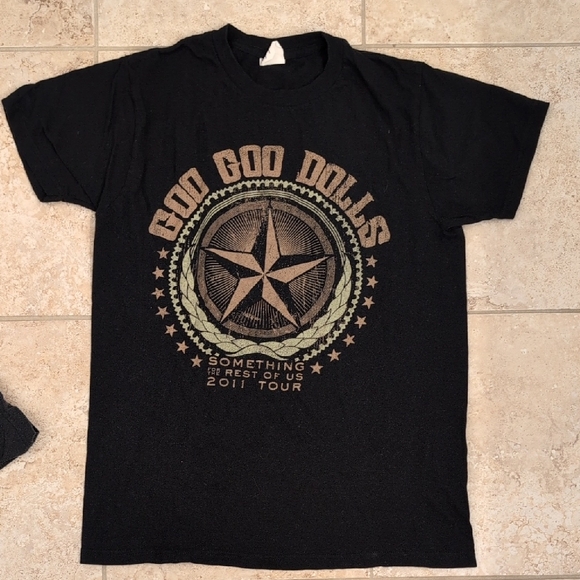 Rare! Goo Goo Dolls 2011 Canada Tour T-Shirt Something For The Rest Of Us Album - Picture 2 of 6